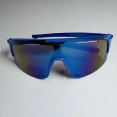 新品ロードバイクサングラス青のサムネイル
