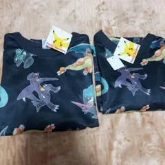 ポケットモンスター 長袖カットソー 120/140 兄弟お揃いセット