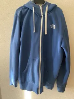 THE NORTH FACE ブルー パーカー フルジッパー