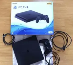 【1TBモデル/箱付】PS4 本体 CUH-2100B ジェットブラック