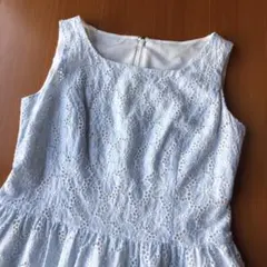 美品♡ ハロッズ 超清楚☆ お花レース ワンピース 2のサムネイル