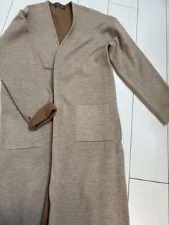 A day in the life ロングカーディガン ベージュ