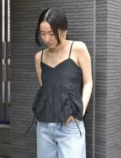 ギャザーデザインキャミ ungrid