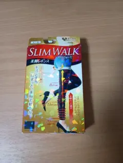 新品⭐️　スリムウォーク　美脚レギンス　S-M　黒　ブラック