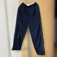 レディース裏起毛パンツＬ　ネイビー　防寒あったか