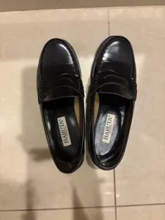 HARUTA ハルタ 黒 レザー ローファー23cmのサムネイル