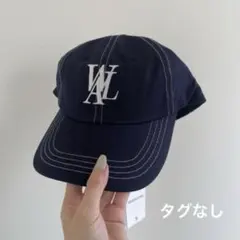 【モネク着用商品★】wooalong キャップ　ネイビーのサムネイル