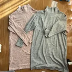 UNIQLO タートルネックワンピース 2点セット バラ売り可