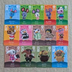 どうぶつの森　amiiboカード　14枚セット　アミーボカード