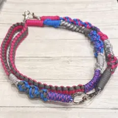 2wayパラコードショルダーストラップ　スマホショルダー　ハンドストラップ