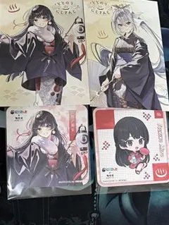 極楽湯 にじさんじ 月ノ美兎＆樋口楓 購入特典＆コースター