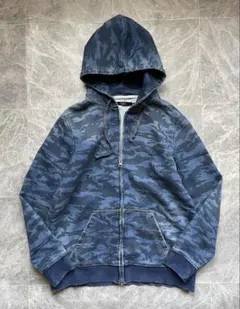 AZUL BY MOUSSY カモフラ 迷彩 ジップパーカー シティーボーイのサムネイル