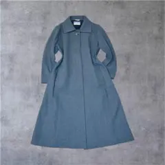 DELICE 東京スタイル ウール混ロングコート ダークグレー