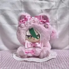 ハンドメイド 着ぐるみ おすわりぬい服 推し活 桃色 d321