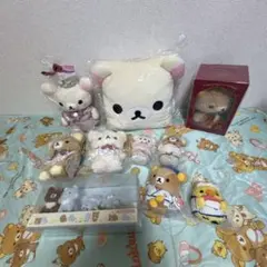 リラックマ ねこねこの湯牛乳 チャイロイコグマ ぶらさげぬいぐるみ