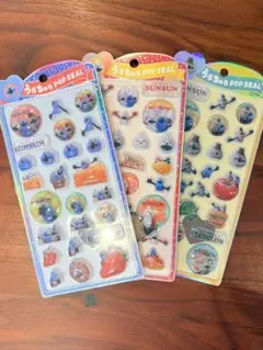 【国内正規品】パペットスンスン うるちゅる POP SEAL シール 3種セット