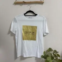 ZARA ゴールドプリント Tシャツ Sサイズ【大幅値下げ】