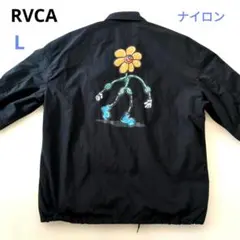 RVCA ナイロン　コーチジャケット　ブルゾン　メンズ　ブラック　Lサイズのサムネイル