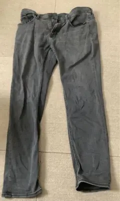 ジーユー　GU スキニー　ジーンズ　グレー　33 股下約70 ストレッチ