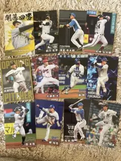 プロ野球 トレーディングカード　12枚セット