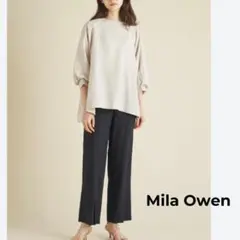 セール開催！美品☆Mila Owen　構築袖　ボリューム袖　セットアップ　S相当