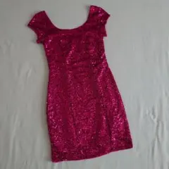 【クリスマスセール】H&M　スパンコールワンピース　サイズ34