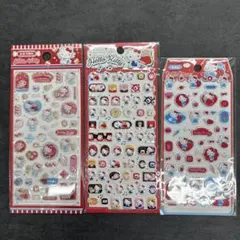 サンリオ　ハローキティ　ドロップシール　立体シール　ぷっくりシール　3枚セット