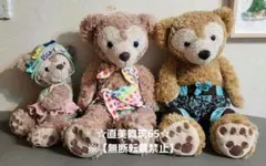 ダッフィー・シェリーメイ等、ぬいぐるみに合うコスチューム（水着)3点