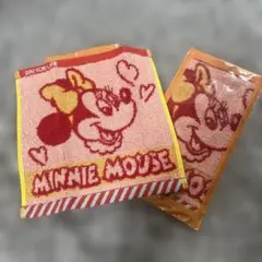ミニーマウス　ハンドタオル