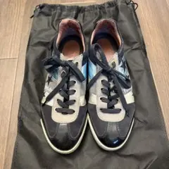 Pantofola d’Oro レザースニーカー 38.5 伊製 星柄