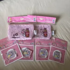 リポビタンファイン ポーチ2個とアクリルブロックセット