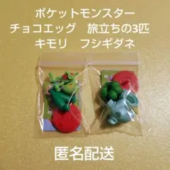 ポケットモンスター　チョコエッグ　旅立ちの3匹　フシギダネ　キモリ