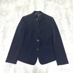 ユニクロ テーラードジャケット 金ボタン 裏地付き キレイめ トラッド