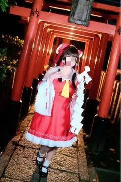 東方 霊夢 衣装ウィッグ靴セット