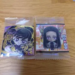 鬼滅の刃ディフォルメシールウエハース 其ノ十四　栗花落カナヲ　胡蝶カナエ