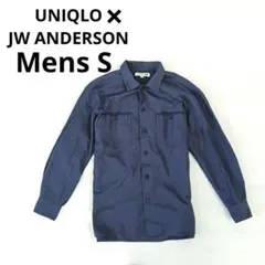 JW ANDERSON × ユニクロ ワークシャツ 長袖 ネイビー S コラボ