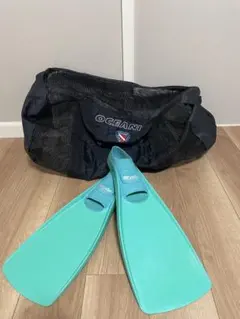 MEW フィン ココロア Cocoloa S アロハ ブルー