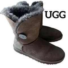 アグ UGG BAILEY BUTTON ベイリーボタン ムートンブーツ 茶色