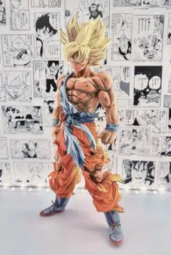 ドラゴンボールフィギュア 伝説の超サイヤ人 孫悟空 リペイント 二次元彩色 フィギュア ドラゴンボールフィギュア 伝説の超サイヤ人 孫悟空