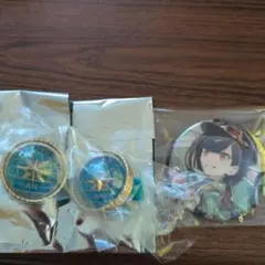 プロセカ　セカライ　5th　白石杏　リングライト 　缶バッジ 3点