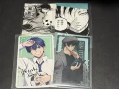 ブルーロック カード ステッカー シール ブルロ 潔世一 糸師凛 セット