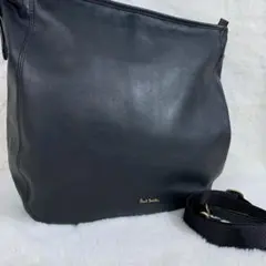 極美品 ポールスミス 2way ショルダーバッグ 本革 金具ロゴ 肩掛け