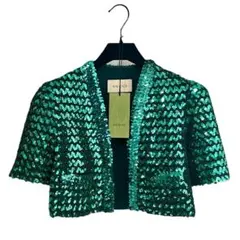 GUCCI ノーカラー ジャケット イタリア製 シルク100% 2026年最新】GUCCI レディース ノーカラージャケットの人気アイテム