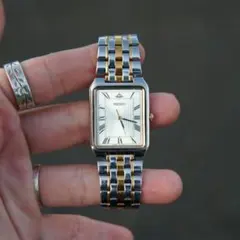 90s Vintage Seiko Galaxy タンク サントス ローマン文字 - メルカリ