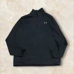 UA 厚手フリース コールドギア US スナップボタン ジャケット 刺繍 XL