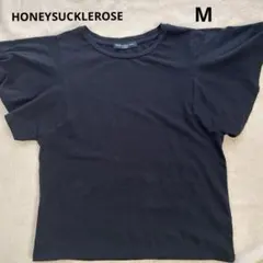 Honeysuckle Rose ブラック Tシャツ フレアスリーブ　Mのサムネイル