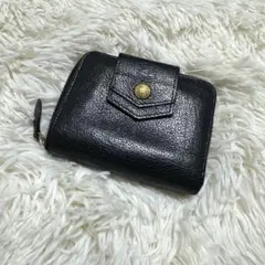 BVLGARI ブルガリ ドッピオトンド がま口 二つ折り財布 ブラック