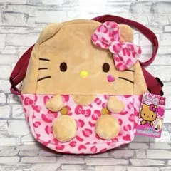 ハローキティ 保温保冷 マルチショルダーバッグ ヒョウ柄 ピンク