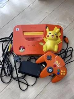 Nintendo 64 ピカチュウエディション 本体 カセットセット - メルカリ
