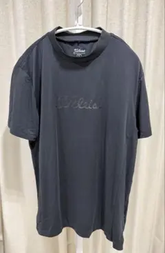 Titleist モックネック Tシャツ ブラック LL